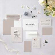Together Wedding Invitations Gold Mist Signature Blank No