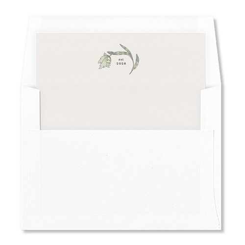 Crafted Garden Envelope Liners Charcoal Standard