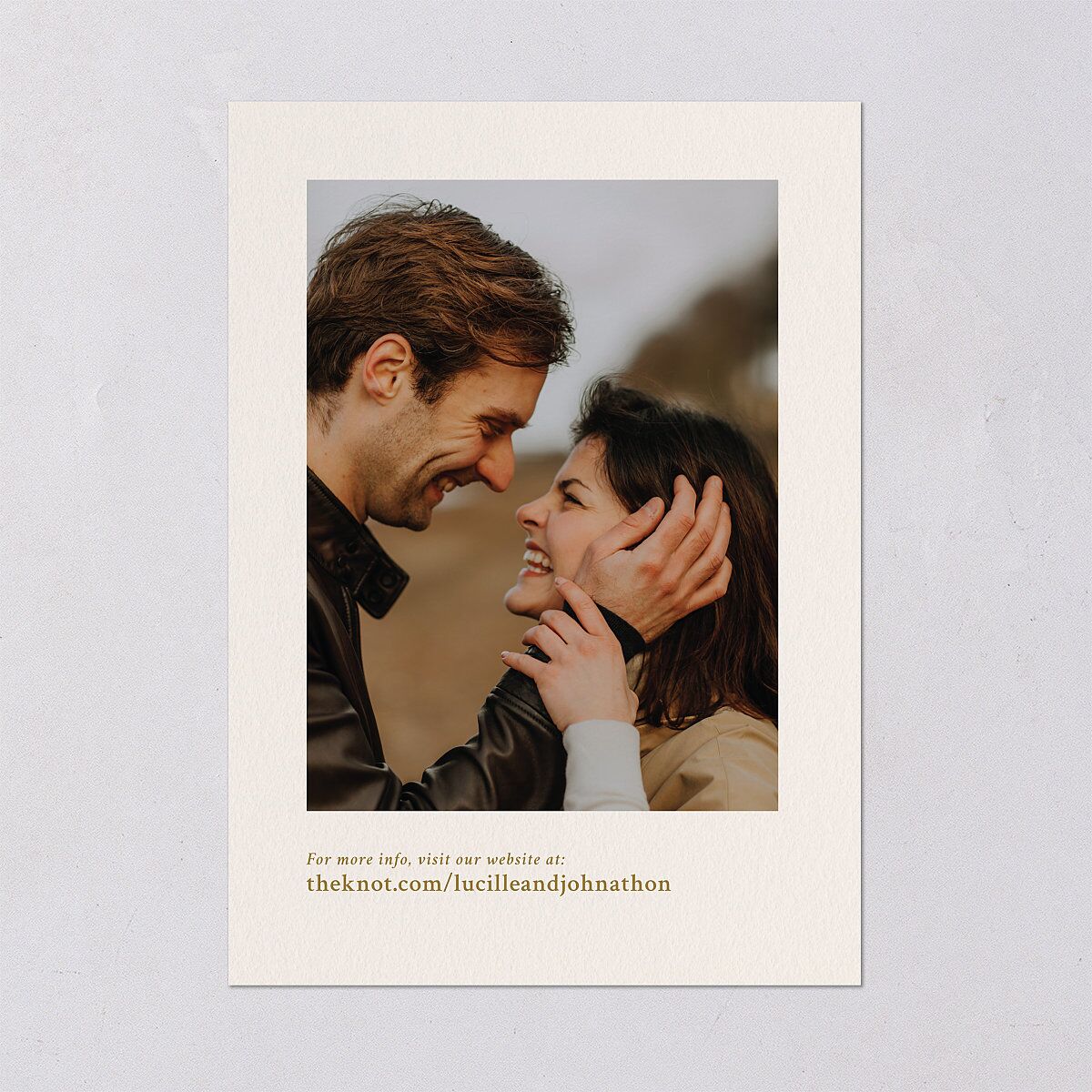 Elegant Typography Wedding Invitations Gold Signature Blank No Standard
