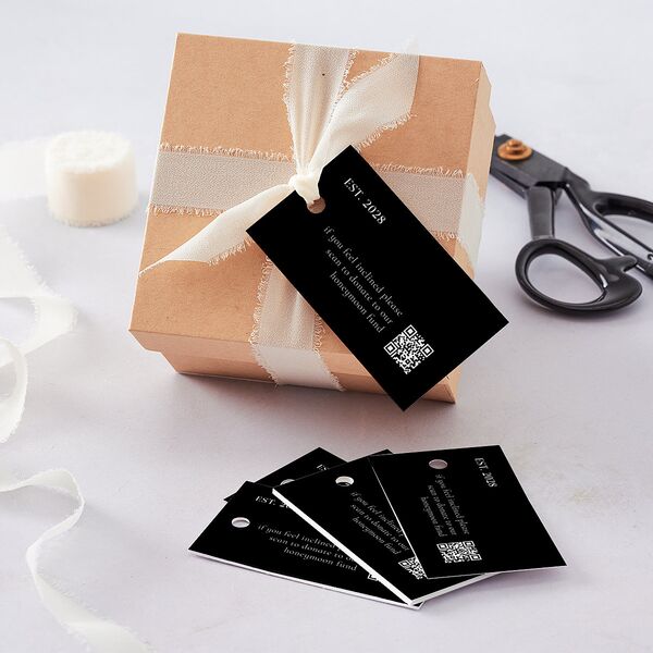 Magazine Cover Favor Gift Tags Licorice Signature