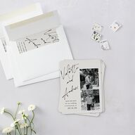 Signed Save The Date Magnets Licorice Magnet Paper