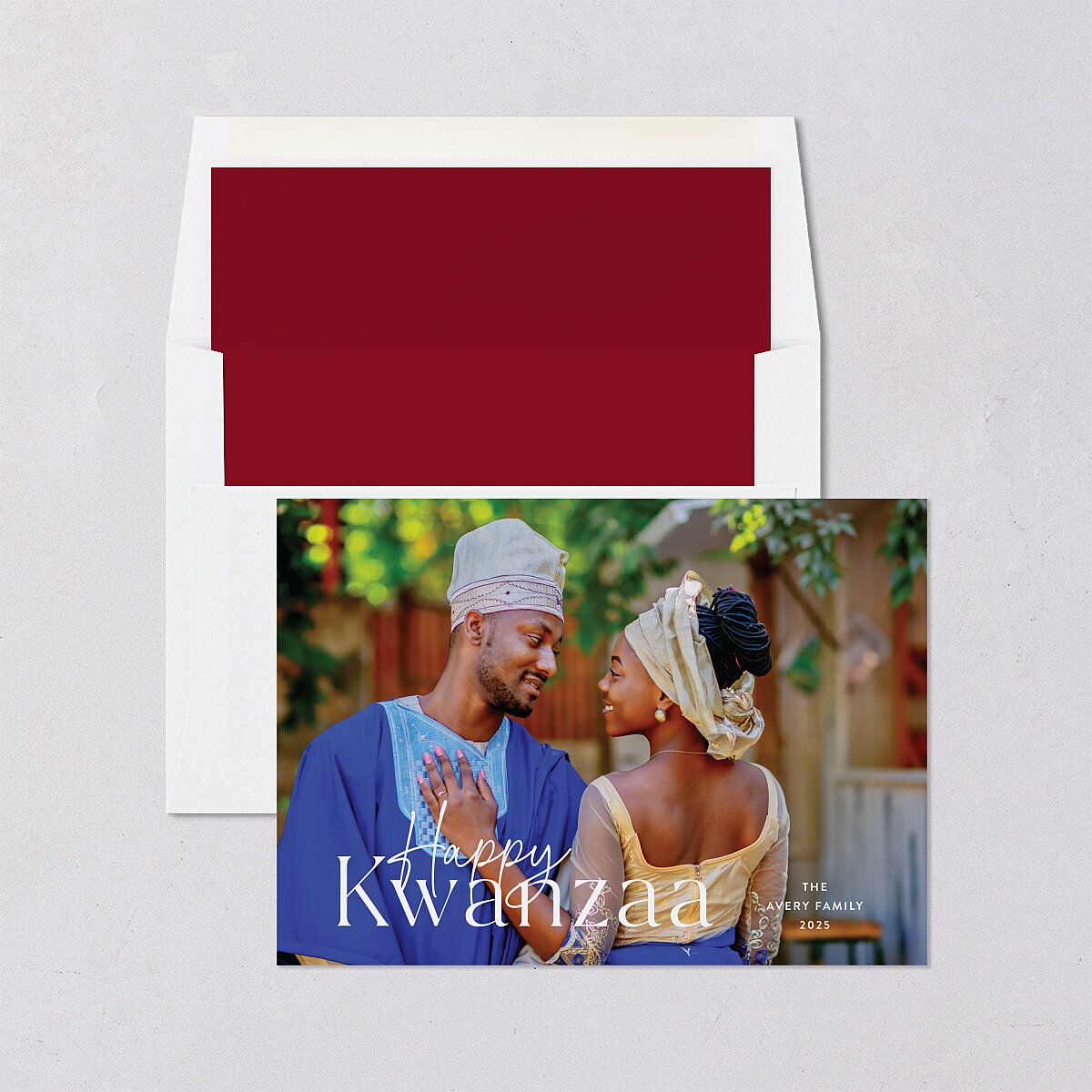 Happy Kwanzaa Holiday Cards Sunflower Signature