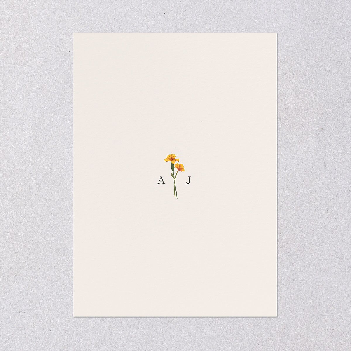 Wild Daisies Save the Date Cards — view 3