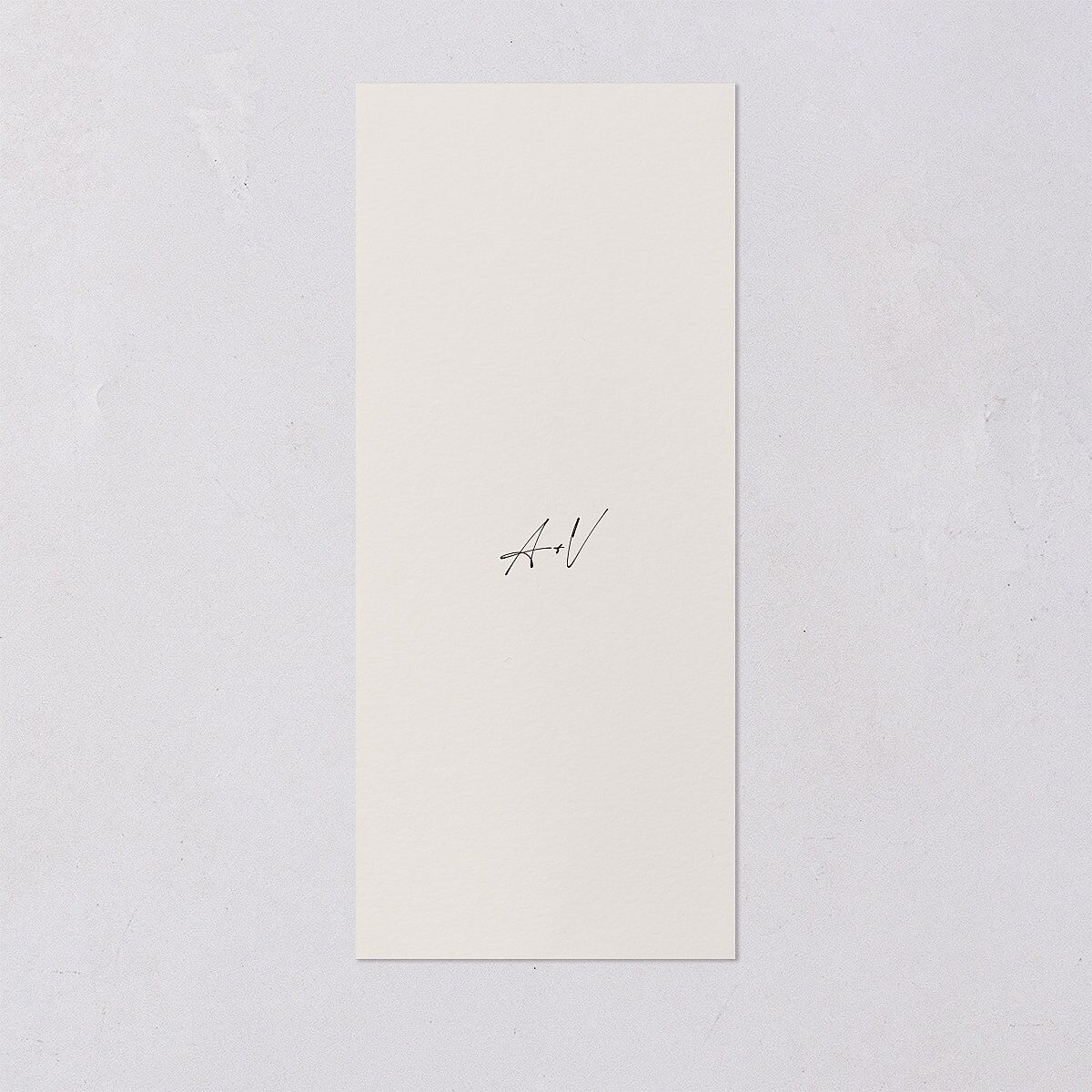 Simply Script Menus Linen Signature