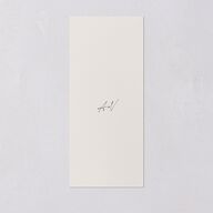 Simply Script Menus Linen Signature