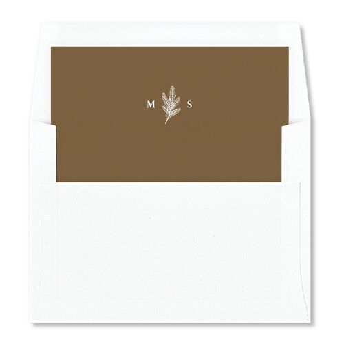 Etched Mountains Standard Envelope Liners Sepia Standard