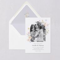 Wildflower Photo Euro Envelope Liners Lilac Luxe
