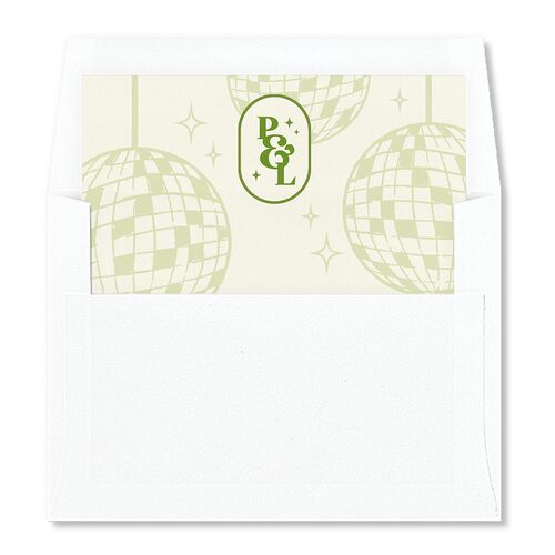 Colorful Retro Stripes Envelope Liners Sea Foam Standard