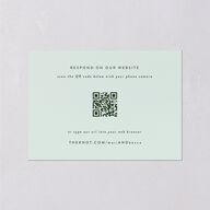 Moonlit Garden Wedding Response Cards Gold Dark Emerald Signature Standard