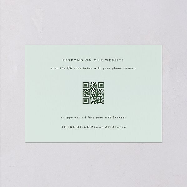 Moonlit Garden Wedding Response Cards Gold Dark Emerald Signature Standard