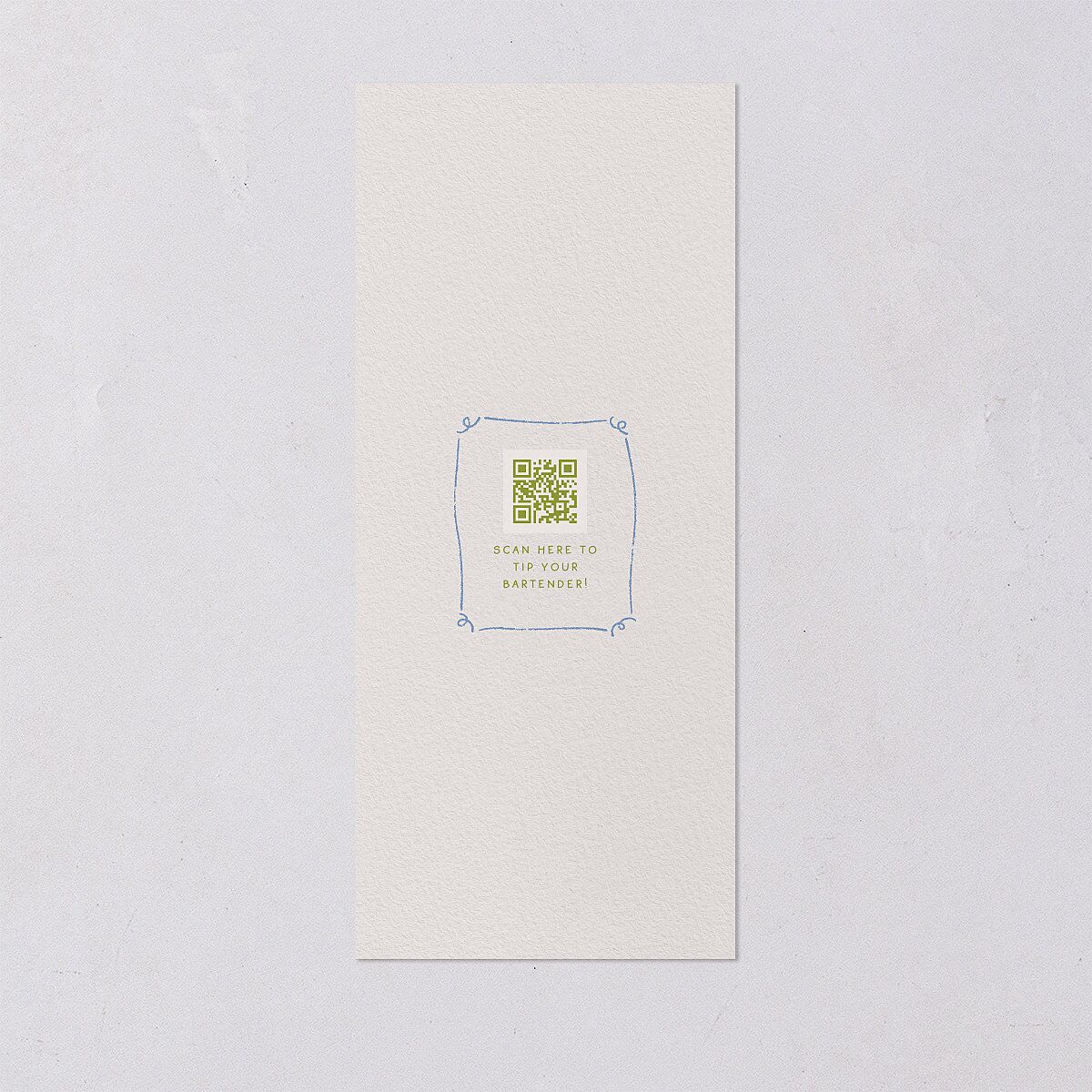 Modern Delicate Bows Menus Peridot Signature