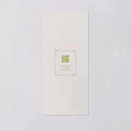 Modern Delicate Bows Menus Peridot Signature