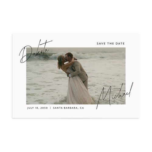 Signatures Save the Date Postcards Off-White