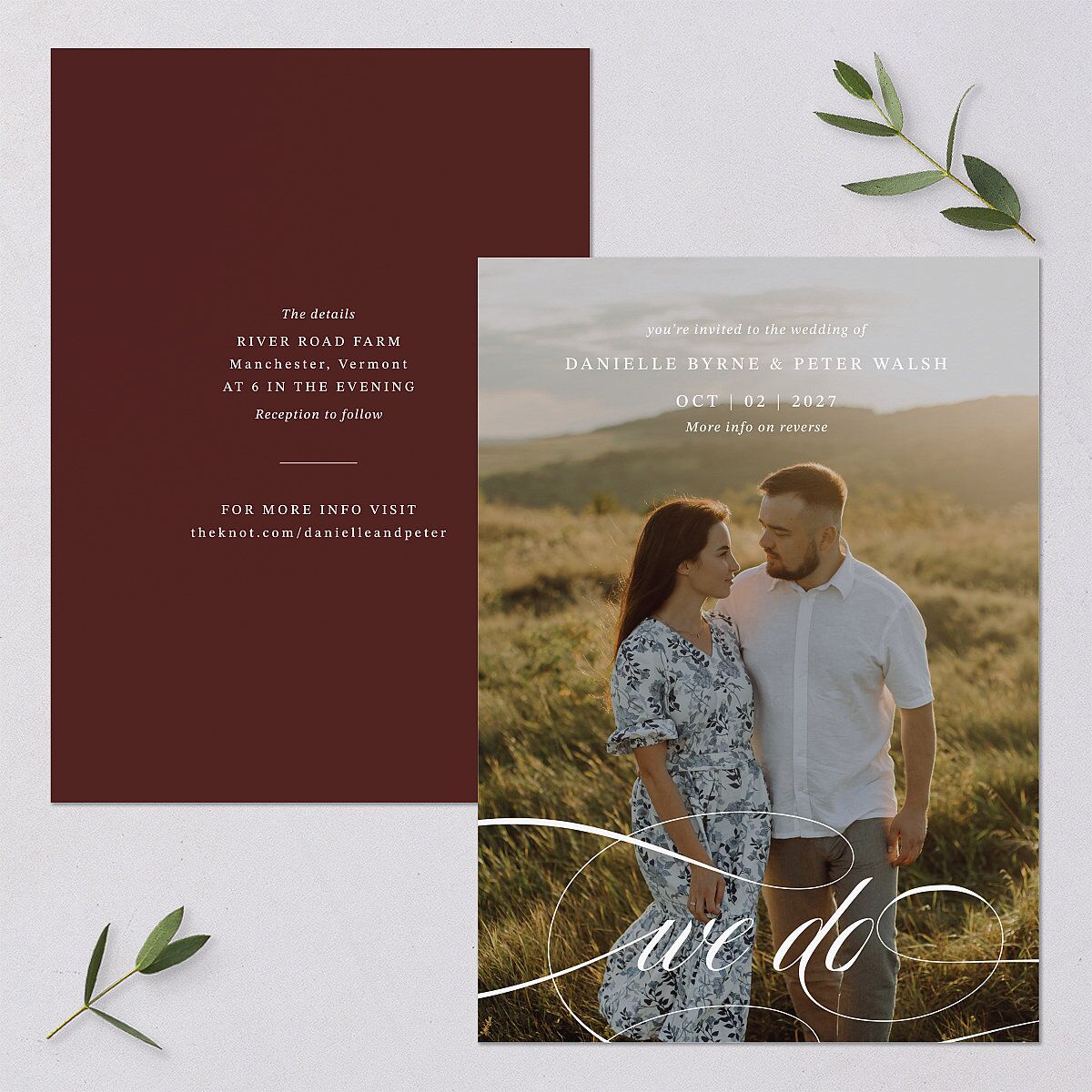 Photo Vow Wedding Invitations — view 1