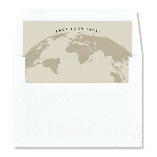 Destination Photo Poster Envelope Liners Hunter Green Standard