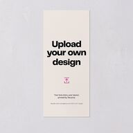 Upload Your Own Design Portrait Photo Menus Pure White Signature