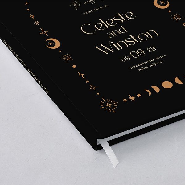 Celestial Galaxy Guest Books Midnight