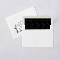 Arboretum Archway Save the Date Cards Gold Licorice Signature smooth Blank No