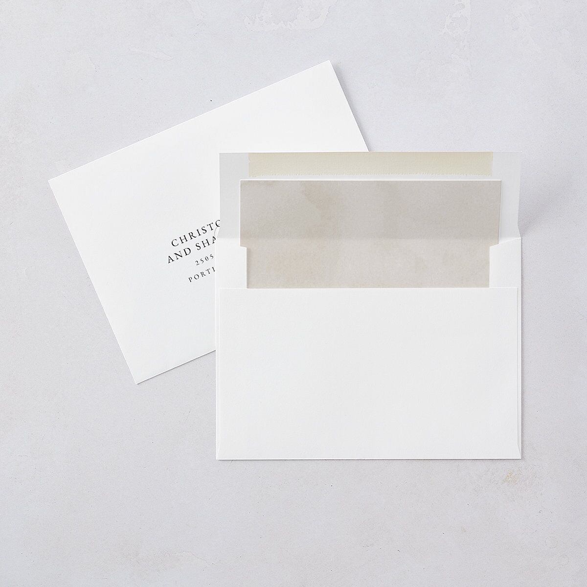 Romantic Roses Save The Date Cards Off-White Signature smooth Blank No Standard