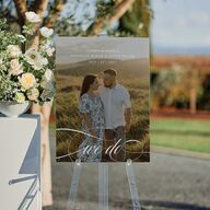 Photo Vow Standard Welcome Sign Medium Pure White Standard Indoor Foam Core M Welcome