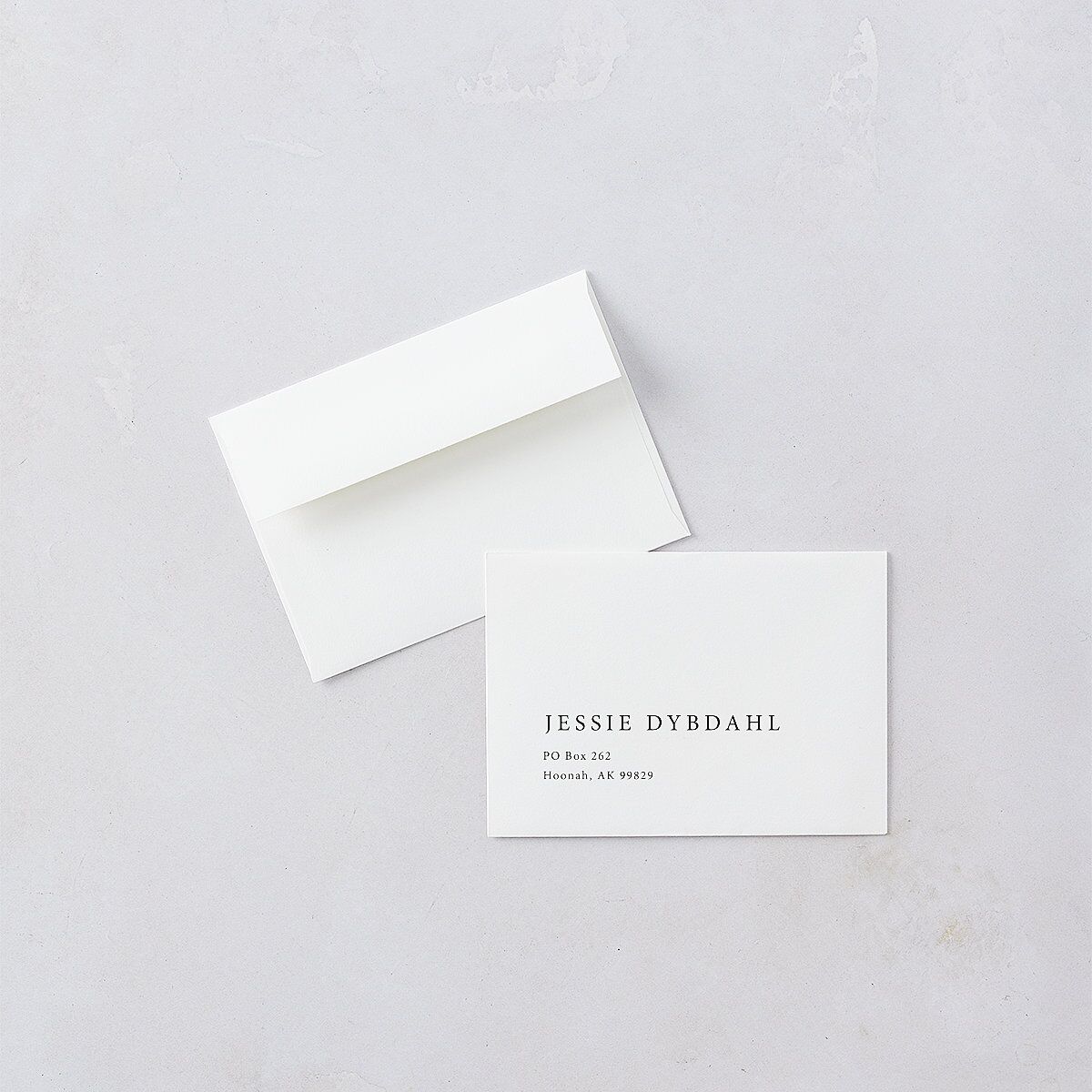 Natural Palette Wedding Response Cards Pure White Signature Standard