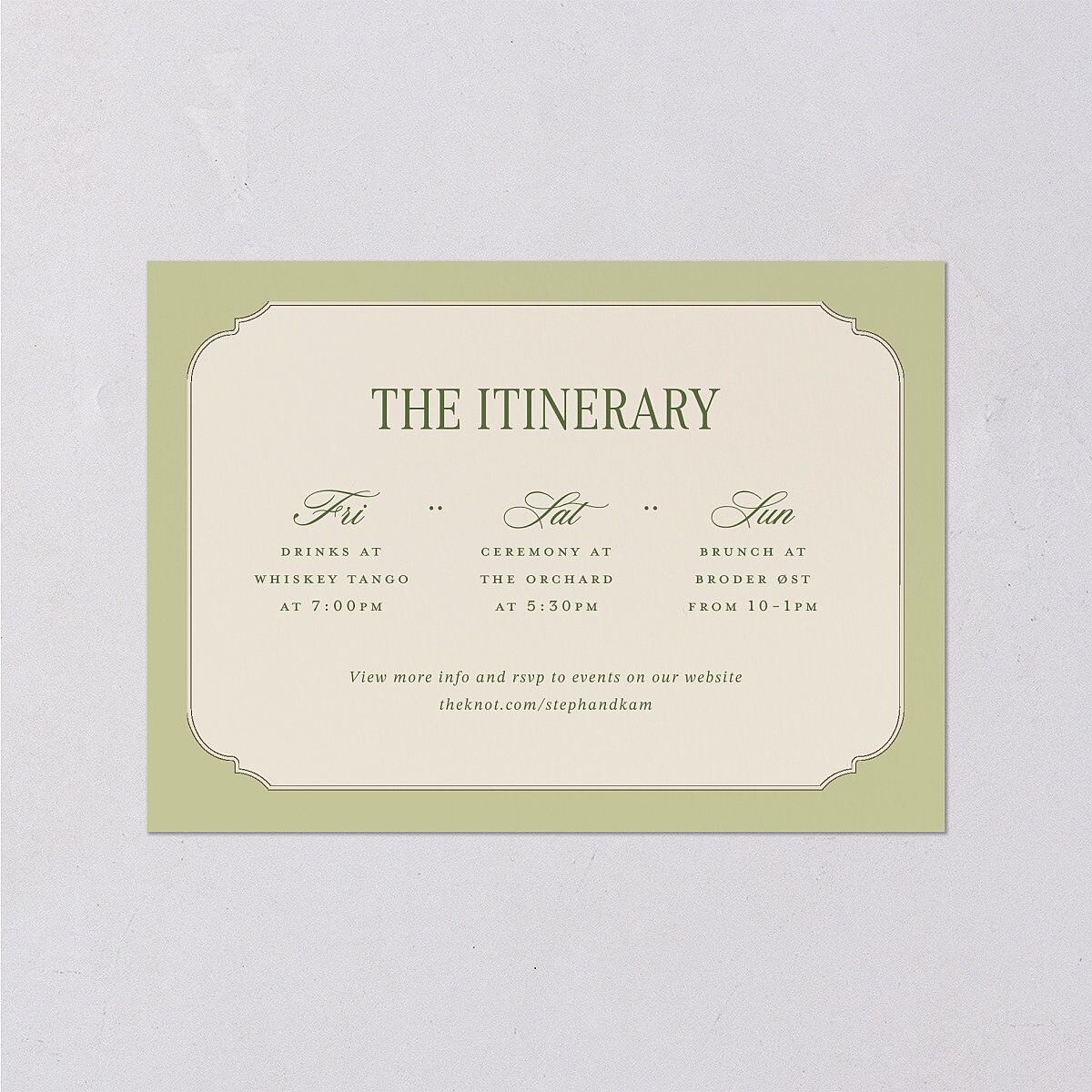 Floral Vintage Lattice Wedding Enclosure Cards Champagne Signature Standard
