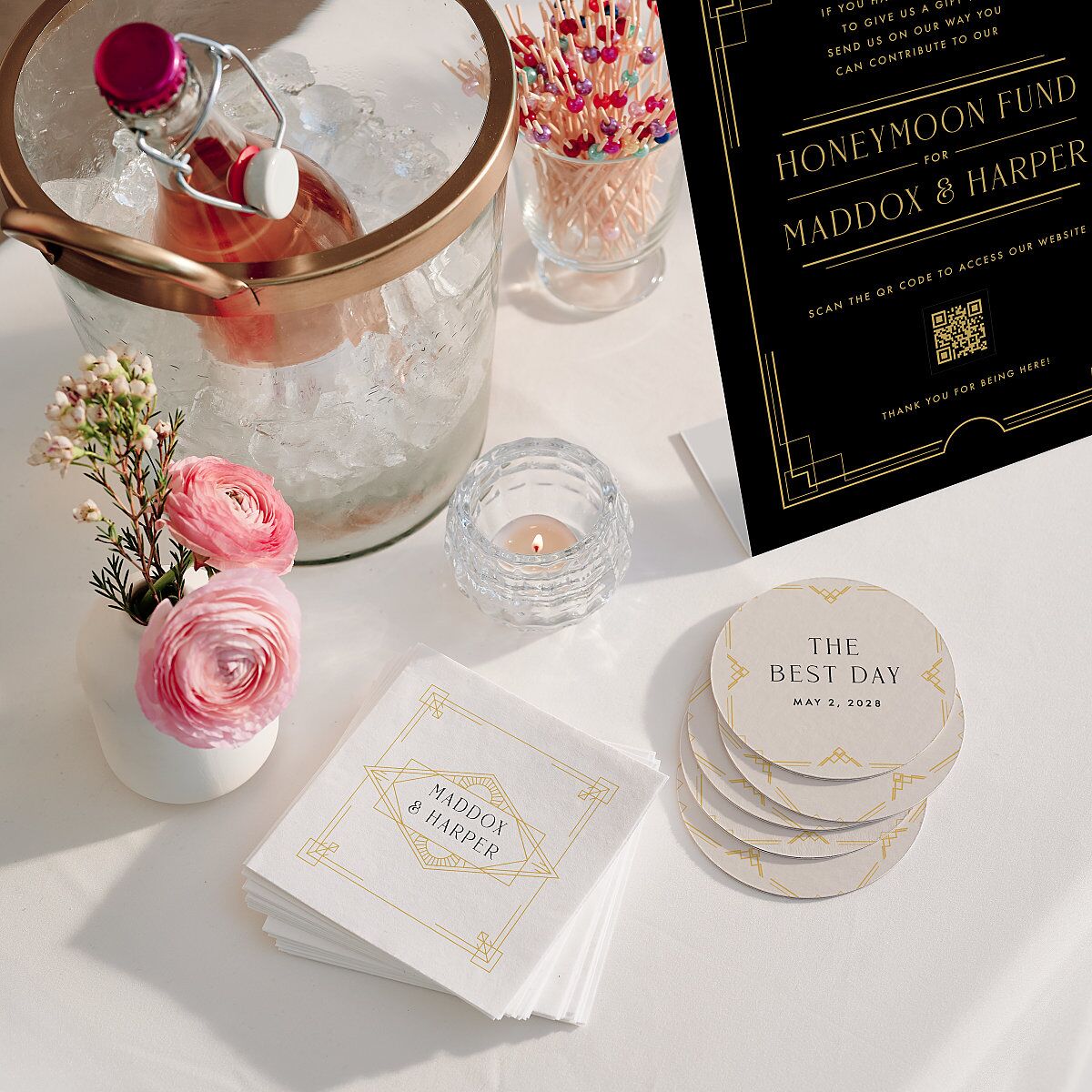 Vintage Hollywood Bar Bended Tabletop Sign X-small Licorice Standard Plastic XS Tabletop Bar