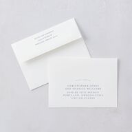 Floral Adornment Bridal Shower Invitations Dusty Blue Signature Blank Standard