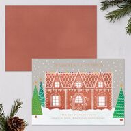 Home for the Holidays Holiday Cards Chestnut Signature Blank Standard Landscape