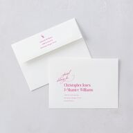 Stay For The Party Wedding Invitations Hot Pink Signature Blank No Standard