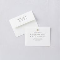 Old Money Thank You Cards Champagne