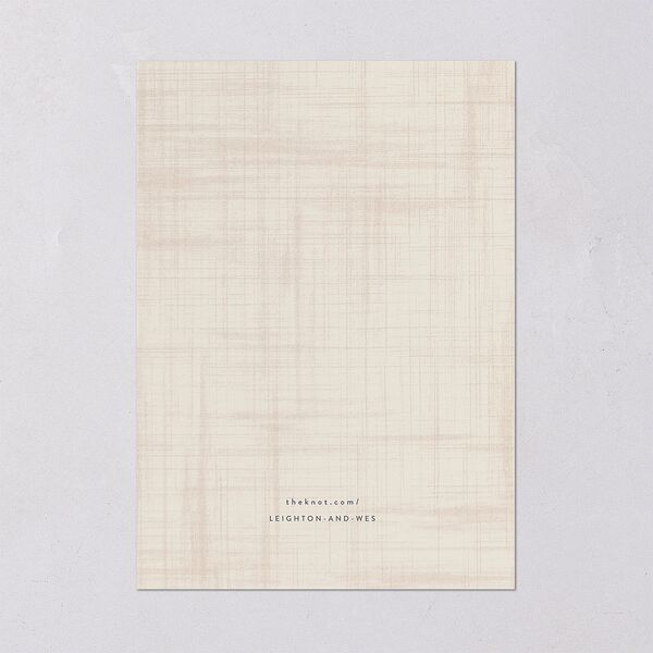 Western Tapestry Wedding Invitations Linen Signature Blank No