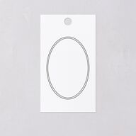 Surround Favor Gift Tags Charcoal Signature