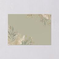 Ethereal Pampas Wedding Response Cards Gold Thyme Signature