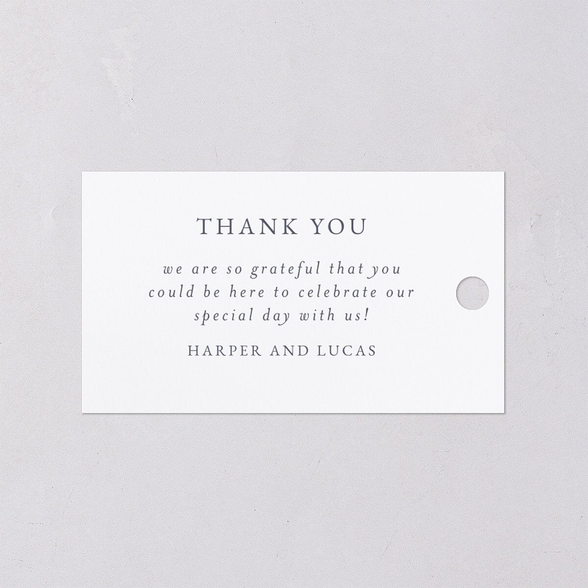 Gilded Photo Favor Gift Tags Gold Midnight Navy Signature