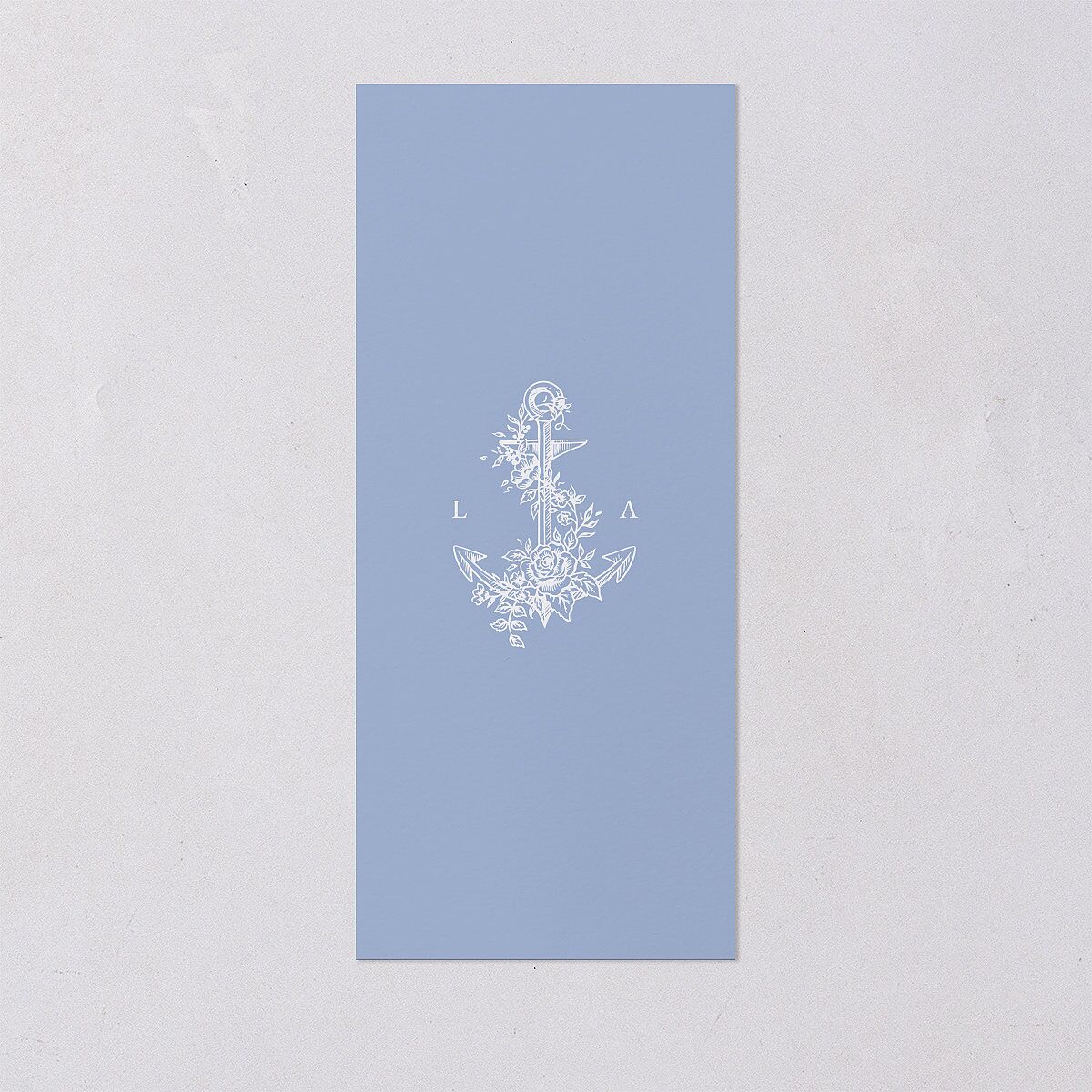 Coastal Oysters and Anchors Menus Sea Blue Signature