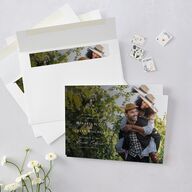 Romantic Vineyard Save the Date Cards Rust Signature smooth Blank No Standard
