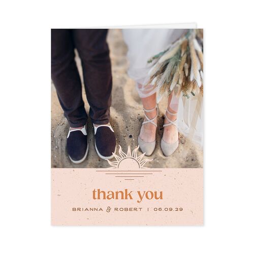 Beach Party Thank You Cards Pink Cotton