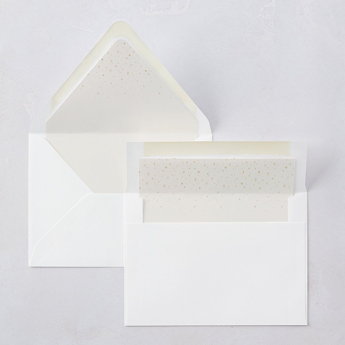 Fairytale Luxury Euro Envelope Liners Pure White Luxe