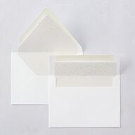 Fairytale Luxury Euro Envelope Liners Pure White Luxe