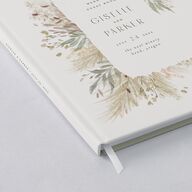 Ethereal Pampas Wedding Guest Book Thyme