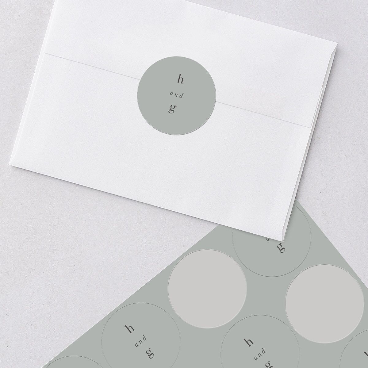 Mountain Mist Wedding Stickers — view 3