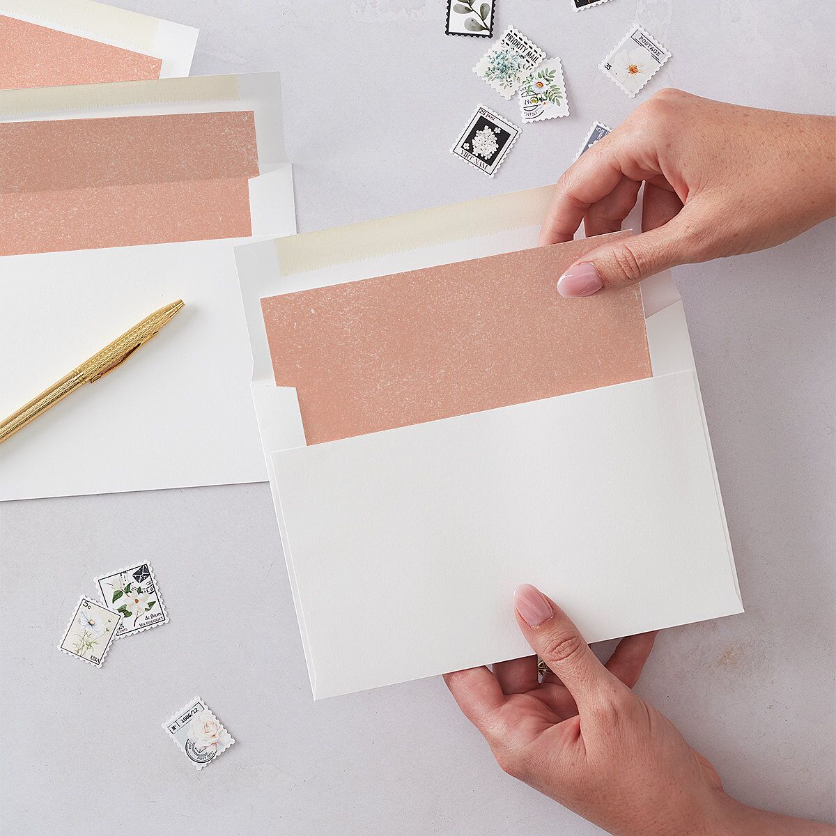 Merry Border Envelope Liners — view 2
