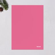 Handwritten Holiday Holiday Cards Rose Pink Signature Blank Standard Portrait