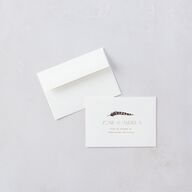 Eclectic Adornment Wedding Response Cards Peony Signature Standard