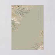 Ethereal Pampas Save The Date Cards Gold Thyme Signature smooth Blank No Standard
