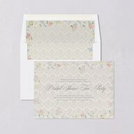 Glamorous Regency Garden Bridal Shower Invitations by Bridgerton Sage Signature Blank Standard