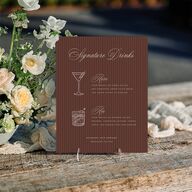 Vintage Oval Monogram Standard Bar Tabletop Sign Small Merlot Standard Indoor Foam Core S Tabletop Bar