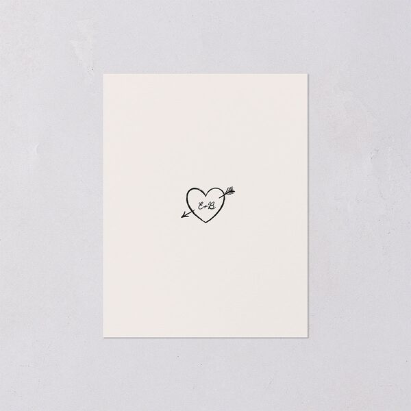 Vintage Lovebird Banner Save the Date Petite Cards Linen Signature smooth Blank No Standard