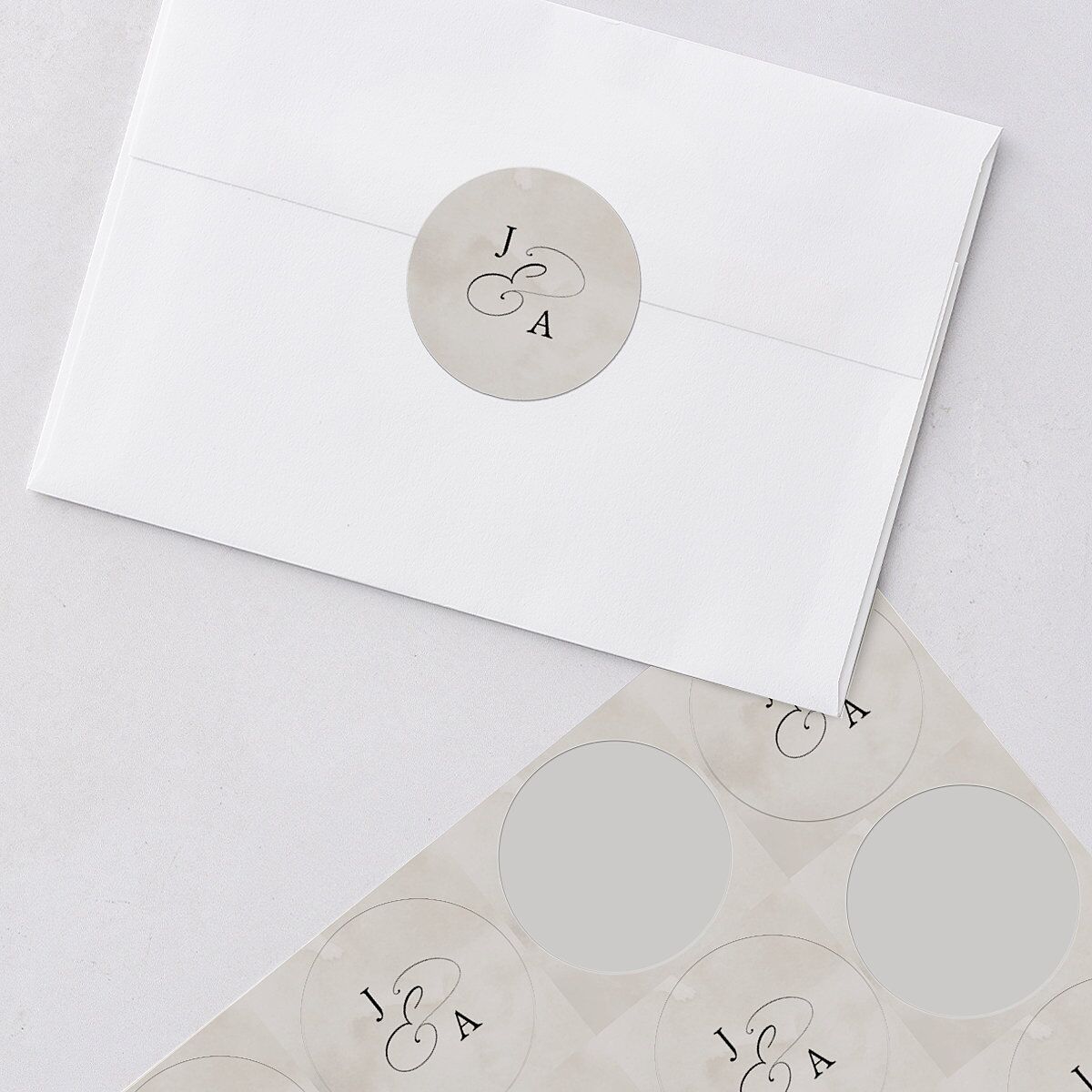 Romantic Roses Wedding Stickers — view 3
